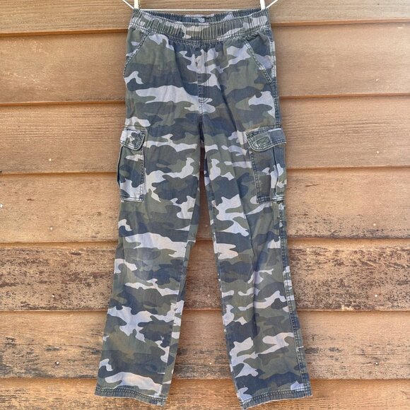 Children’s Place Bots Camo Adjustable Waste Cargo Pants Boys Size 14 - Picture 1 of 8
